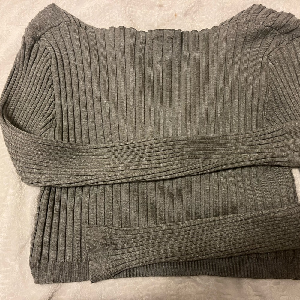 Gray sweater